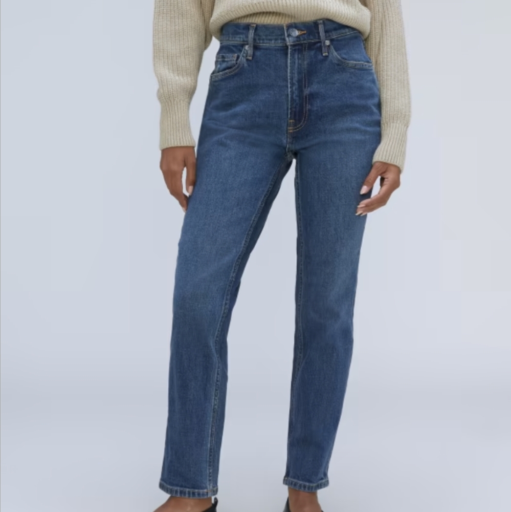 Everlane Original Cheeky Jean - Size 27, cropped